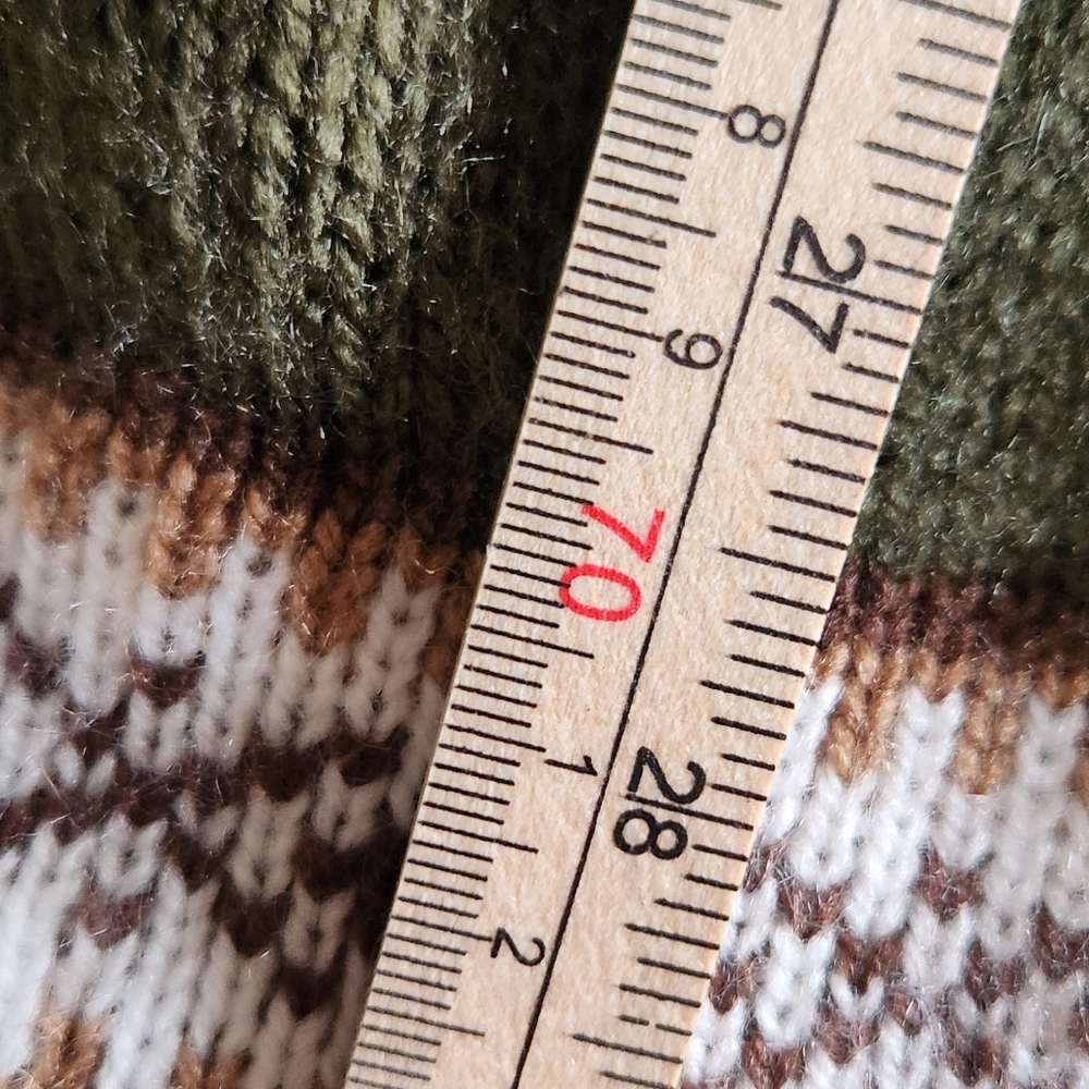 Amorinka Alpaca Wool Hooded Zip-Up Sweater - XL, Made in Peru - Picture 10 of 11